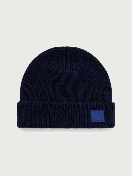 Zdjęcie produktu Paul Smith czapka męska wełniana granatowy