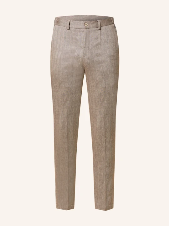 Zdjęcie produktu Paul Spodnie Garniturowe Slim Fit Z Lnem braun 820 Brown