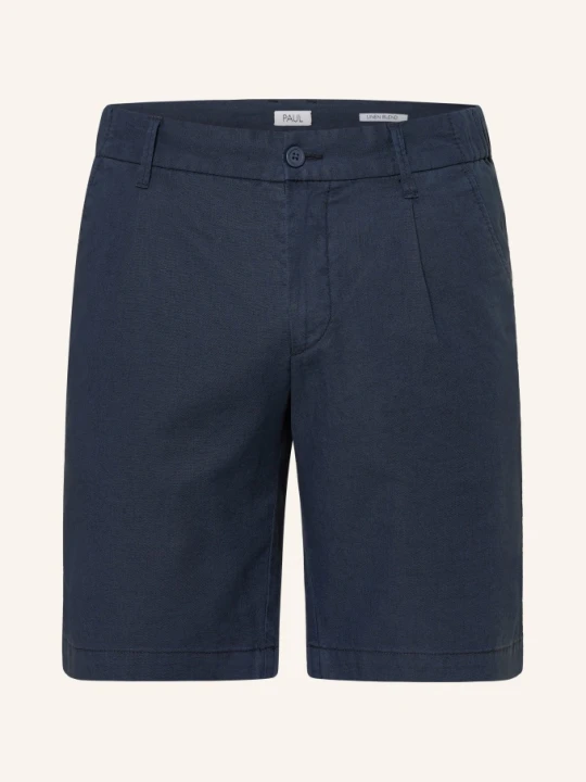 Zdjęcie produktu Paul Szorty Chino Comfort Fit Z Lnem blau GRANATOWY