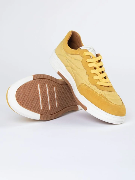 Zdjęcie produktu PAUL VESTERBRO Skórzane sneakersy w kolorze żółtym rozmiar: 42