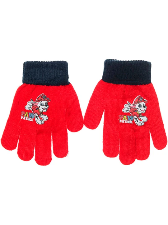 Zdjęcie produktu Paw Patrol Rękawiczki "Psi patrol" w kolorze czerwonym rozmiar: onesize