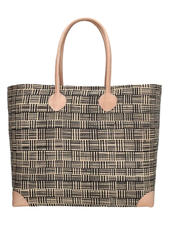 Zdjęcie produktu PE FLORENCE Torebka w kolorze czarno-beżowym - 37 x 35 x 23 cm rozmiar: onesize