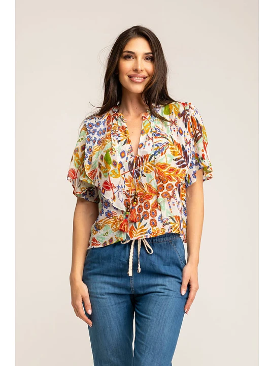 Zdjęcie produktu Peace & Love Bluzka ze wzorem rozmiar: M