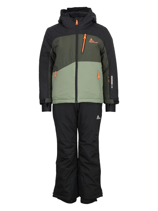 Zdjęcie produktu Peak Mountain 2-częściowy zestaw narciarski w kolorze antracytowo-oliwkowym rozmiar: 104