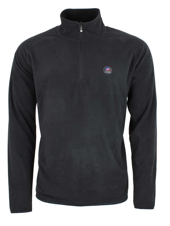 Zdjęcie produktu Peak Mountain Bluza polarowa "Cafinor" w kolorze czarnym rozmiar: XXL