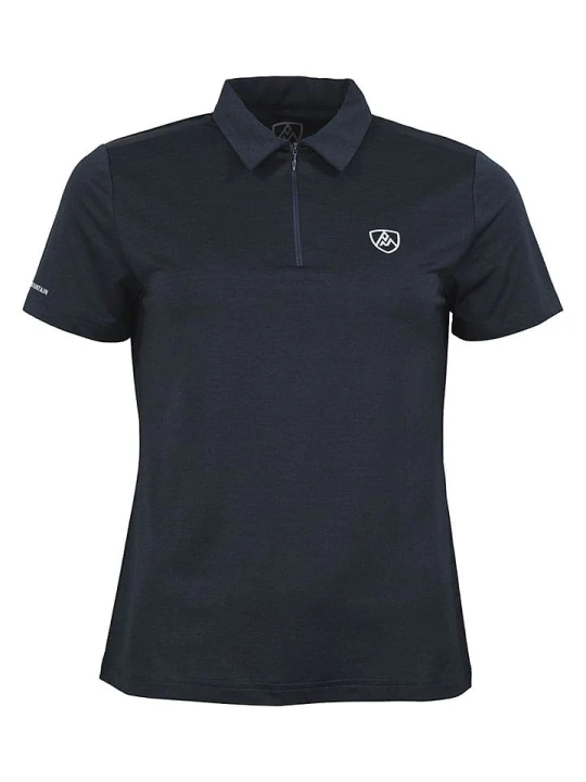 Zdjęcie produktu Peak Mountain Funkcyjna koszulka polo "Achance" w kolorze granatowym rozmiar: M