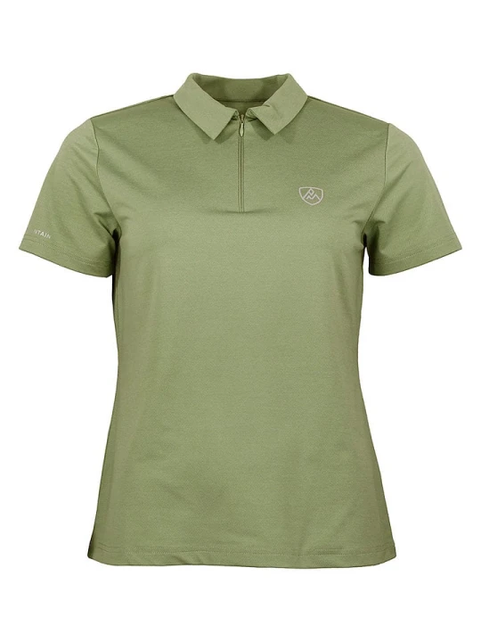 Zdjęcie produktu Peak Mountain Funkcyjna koszulka polo "Achance" w kolorze khaki rozmiar: L