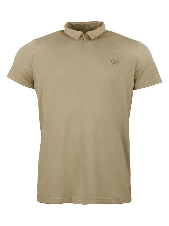 Zdjęcie produktu Peak Mountain Funkcyjna koszulka polo "Chance" w kolorze szarobrązowym rozmiar: XL