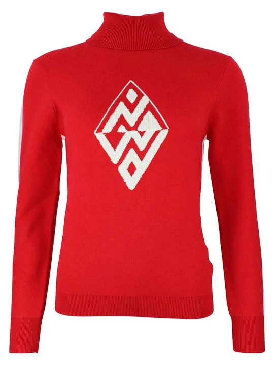 Zdjęcie produktu Peak Mountain Golf w kolorze czerwono-białym rozmiar: L