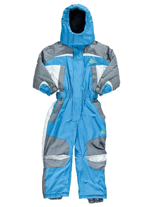 Zdjęcie produktu Peak Mountain Kombinezon narciarski w kolorze błękitno-szaro-białym rozmiar: 116