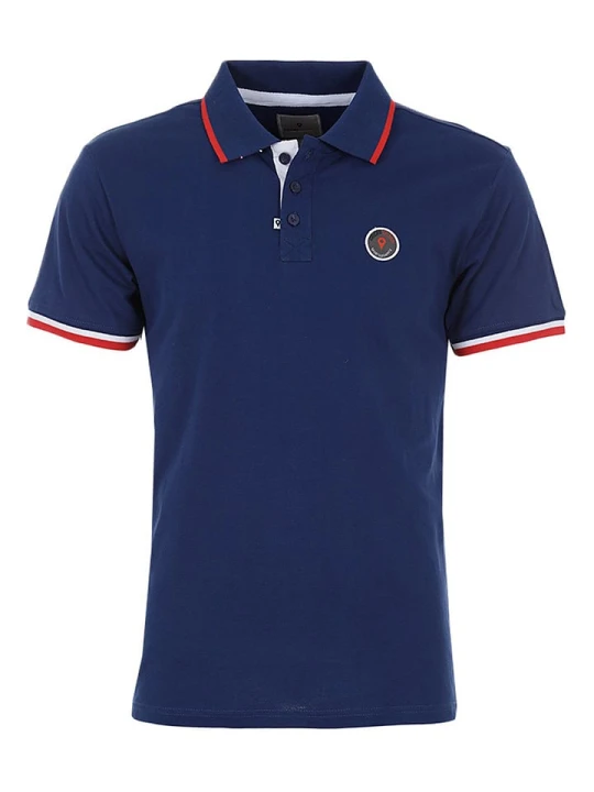 Zdjęcie produktu Peak Mountain Koszulka polo "Cody" w kolorze granatowym rozmiar: M