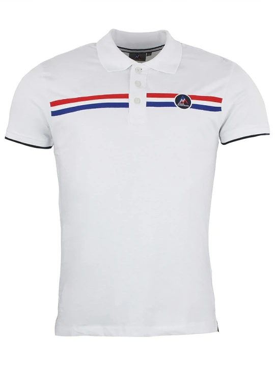 Zdjęcie produktu Peak Mountain Koszulka polo w kolorze białym rozmiar: XXL