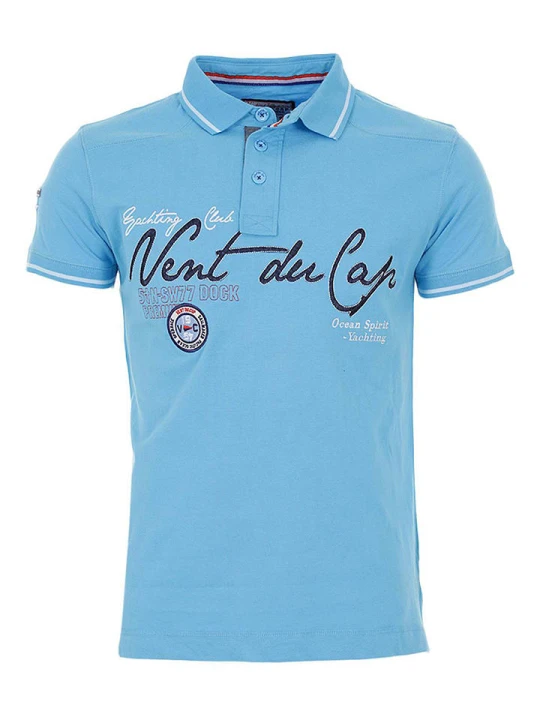 Zdjęcie produktu Peak Mountain Koszulka polo w kolorze błękitnym rozmiar: XXL