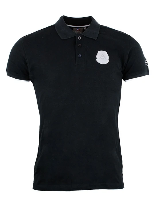 Zdjęcie produktu Peak Mountain Koszulka polo w kolorze czarnym rozmiar: L