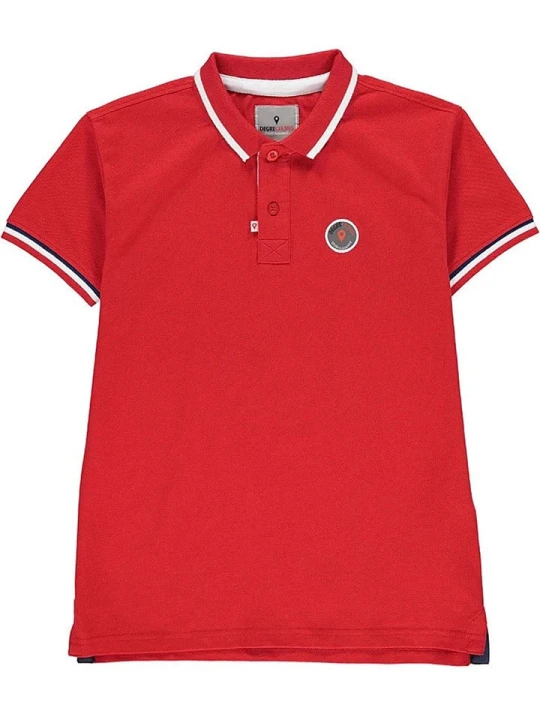 Zdjęcie produktu Peak Mountain Koszulka polo w kolorze czerwonym rozmiar: 98