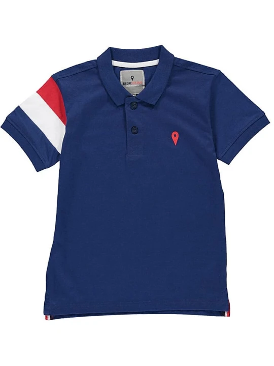 Zdjęcie produktu Peak Mountain Koszulka polo w kolorze granatowym rozmiar: 98