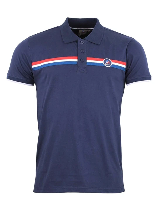 Zdjęcie produktu Peak Mountain Koszulka polo w kolorze granatowym rozmiar: XL