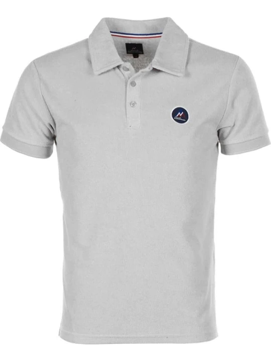 Zdjęcie produktu Peak Mountain Koszulka polo w kolorze jasnoszarym rozmiar: M