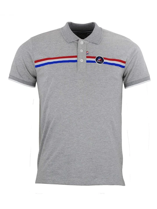 Zdjęcie produktu Peak Mountain Koszulka polo w kolorze szarym rozmiar: L