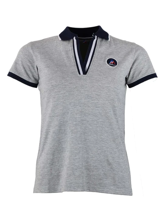 Zdjęcie produktu Peak Mountain Koszulka polo w kolorze szarym rozmiar: L