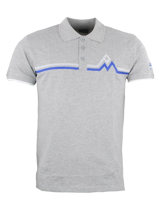 Zdjęcie produktu Peak Mountain Koszulka polo w kolorze szarym rozmiar: M