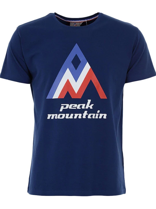 Zdjęcie produktu Peak Mountain Koszulka w kolorze granatowym rozmiar: L
