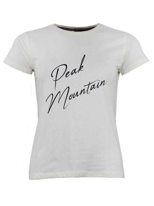 Zdjęcie produktu Peak Mountain Koszulka w kolorze kremowym rozmiar: L