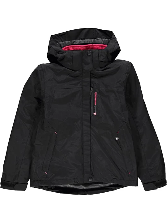 Zdjęcie produktu Peak Mountain Kurtka funkcyjna 3w1 w kolorze czarno-różowym rozmiar: 176