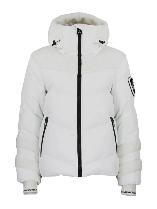 Zdjęcie produktu Peak Mountain Kurtka narciarska "Alibi" w kolorze kremowym rozmiar: S