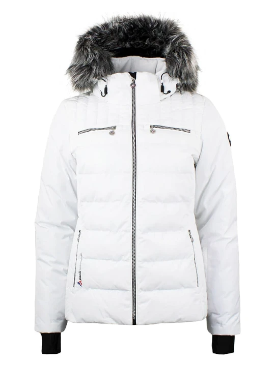 Zdjęcie produktu Peak Mountain Kurtka narciarska "Asalpo" w kolorze białym rozmiar: XL