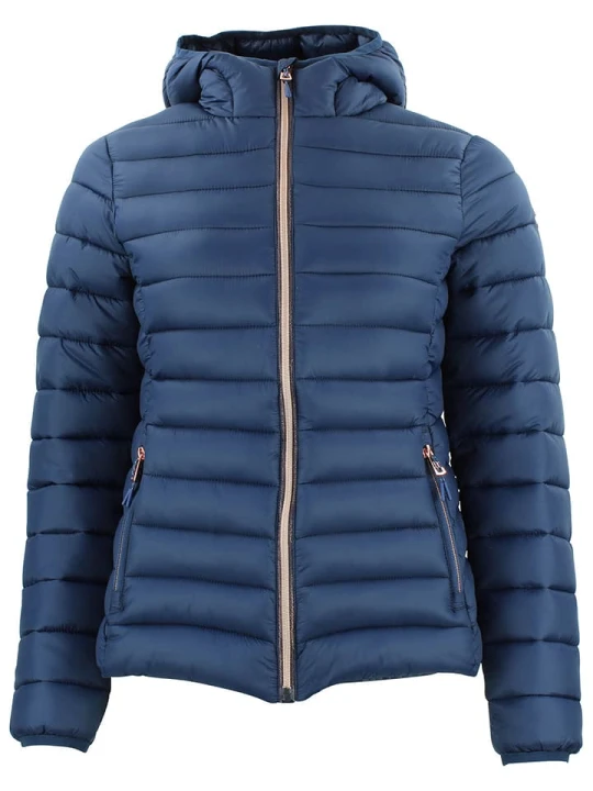 Zdjęcie produktu Peak Mountain Kurtka pikowana "Alouette" w kolorze granatowym rozmiar: S