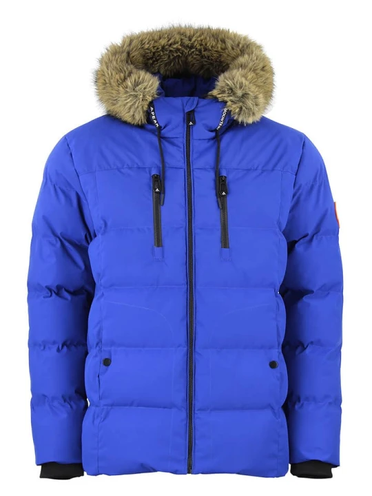 Zdjęcie produktu Peak Mountain Kurtka zimowa "Canory" w kolorze niebieskim rozmiar: M