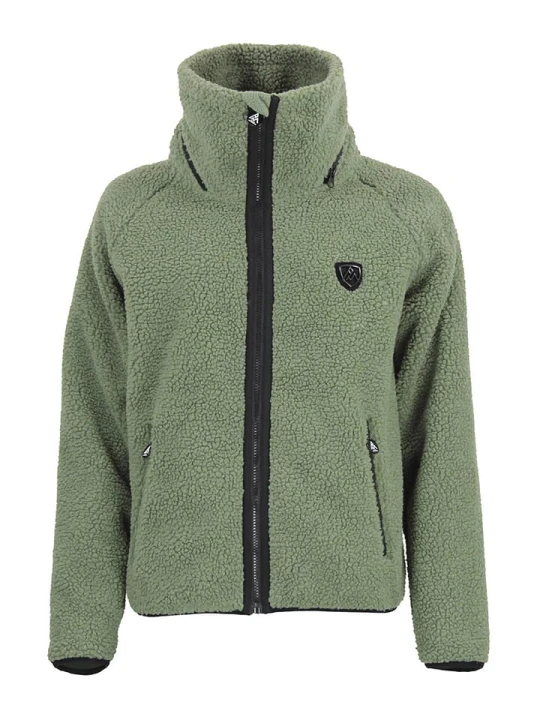 Zdjęcie produktu Peak Mountain Kurtka polarowa "Amay" w kolorze khaki rozmiar: XXL