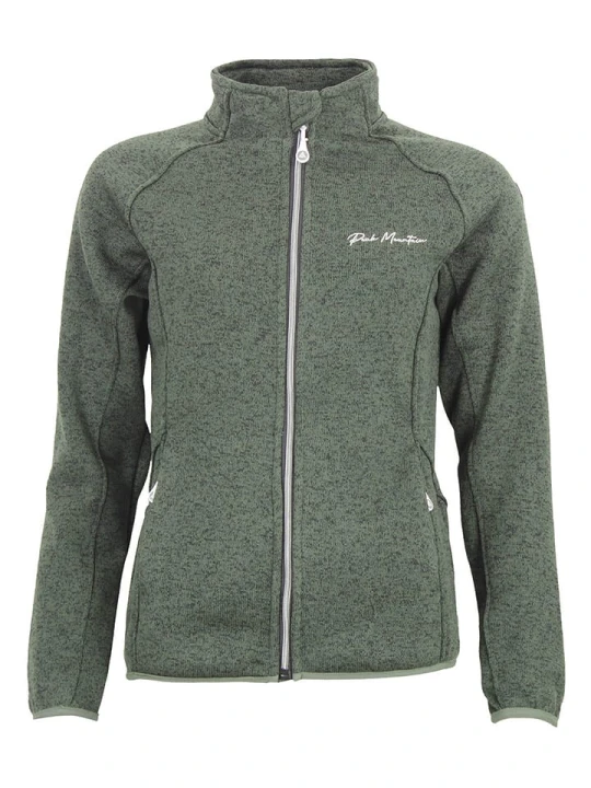 Zdjęcie produktu Peak Mountain Kurtka polarowa "Ator" w kolorze khaki rozmiar: S