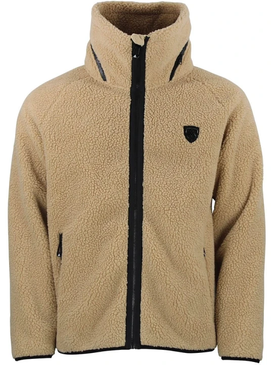Zdjęcie produktu Peak Mountain Kurtka polarowa "Camay" w kolorze jasnobrązowym rozmiar: 3XL