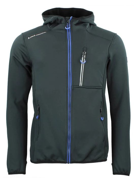 Zdjęcie produktu Peak Mountain Kurtka polarowa "Campo" w kolorze czarnym rozmiar: M
