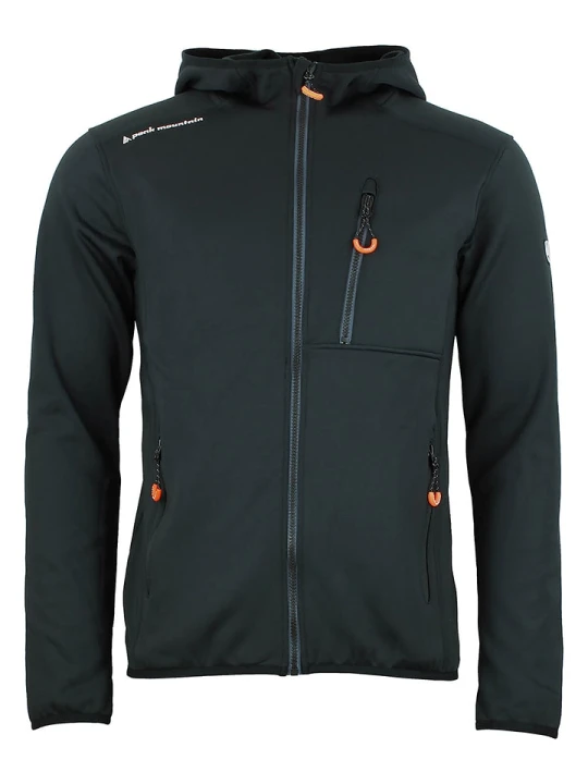 Zdjęcie produktu Peak Mountain Kurtka polarowa "Campo" w kolorze czarnym rozmiar: M