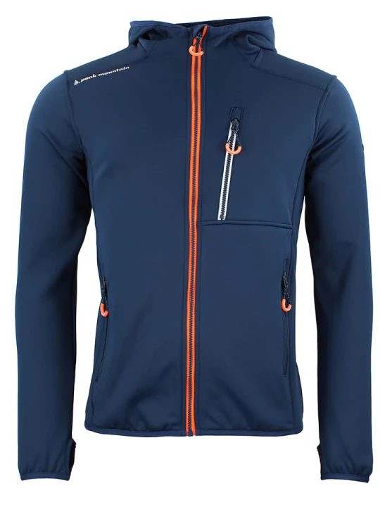 Zdjęcie produktu Peak Mountain Kurtka polarowa "Campo" w kolorze granatowym rozmiar: M