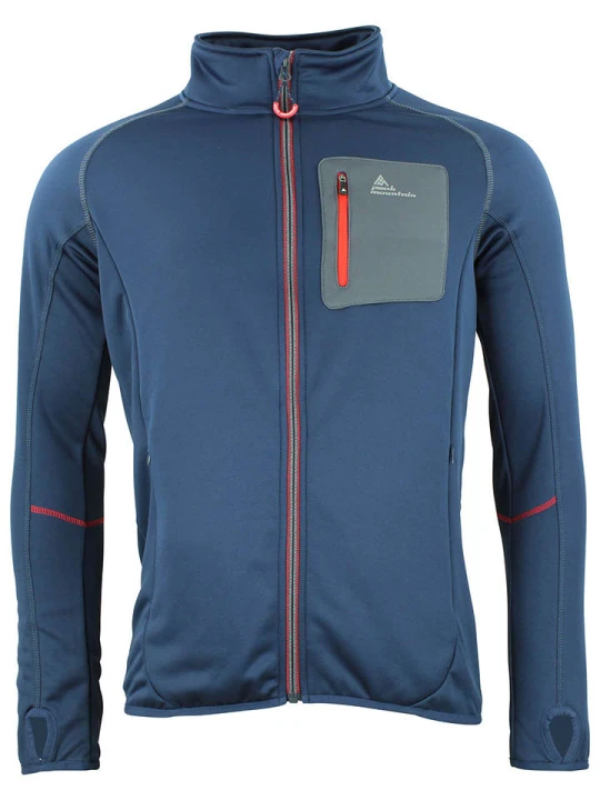 Zdjęcie produktu Peak Mountain Kurtka polarowa "Cemaro" w kolorze granatowym rozmiar: M