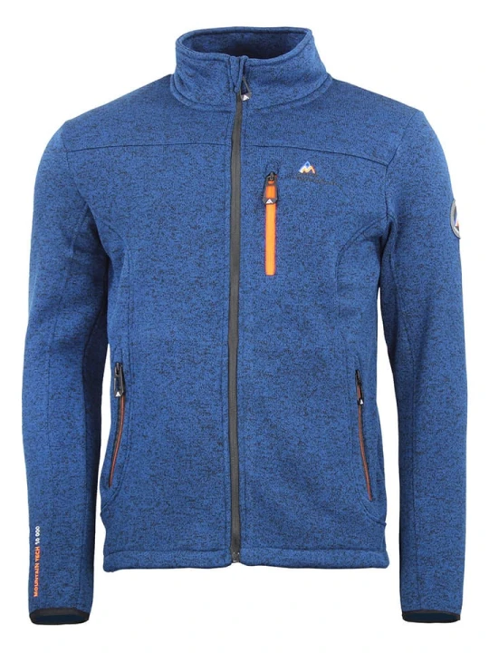 Zdjęcie produktu Peak Mountain Kurtka polarowa "Cemo" w kolorze niebieskim rozmiar: 3XL