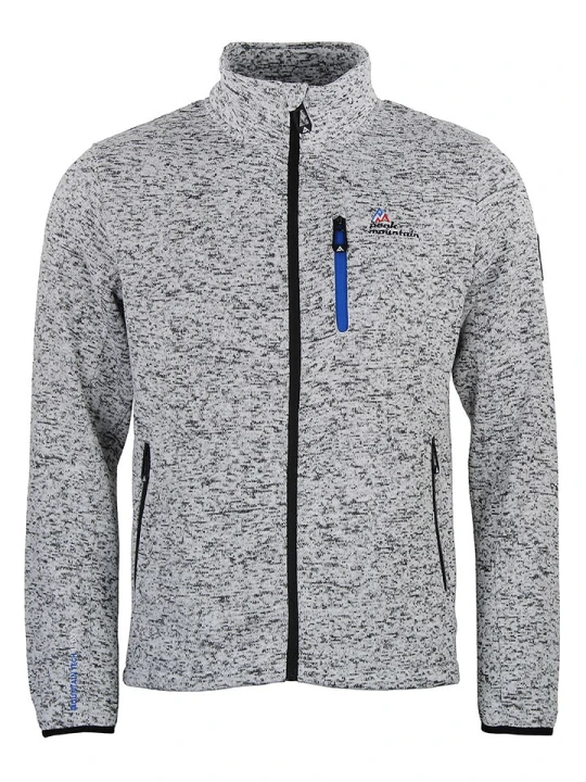 Zdjęcie produktu Peak Mountain Kurtka polarowa "Cemo" w kolorze szarym rozmiar: 3XL