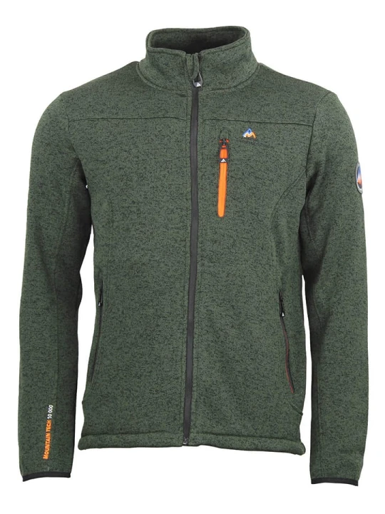 Zdjęcie produktu Peak Mountain Kurtka polarowa "Cemo" w kolorze zielonym rozmiar: XL