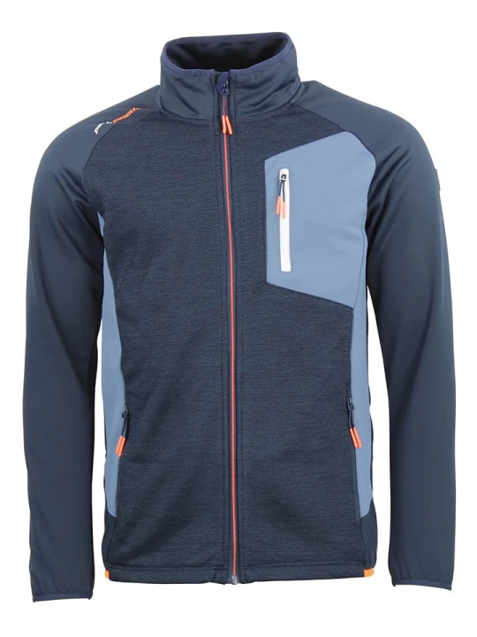 Zdjęcie produktu Peak Mountain Kurtka polarowa "Cerin" w kolorze niebieskim rozmiar: XXL