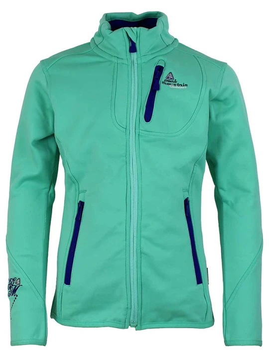 Zdjęcie produktu Peak Mountain Kurtka polarowa w kolorze zielonym rozmiar: 140