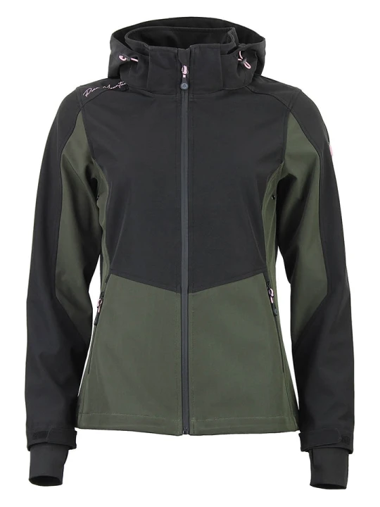Zdjęcie produktu Peak Mountain Kurtka softshellowa "Acafe" w kolorze khaki rozmiar: XL