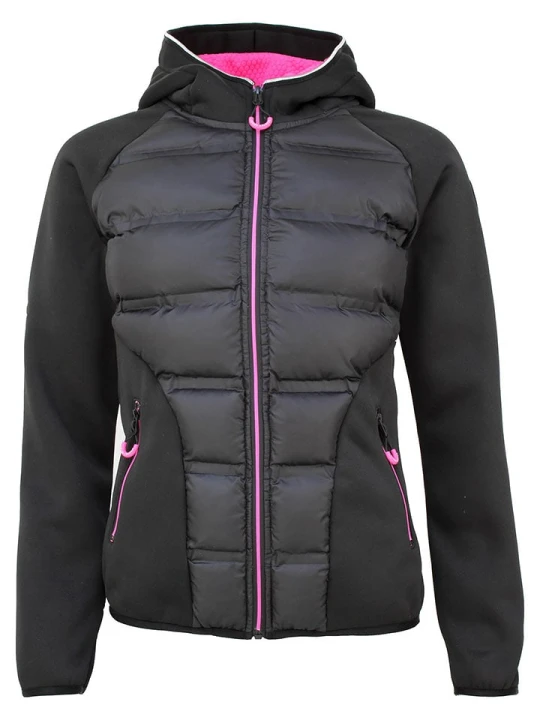 Zdjęcie produktu Peak Mountain Kurtka softshellowa "Alley" w kolorze czarno-różowym rozmiar: XL