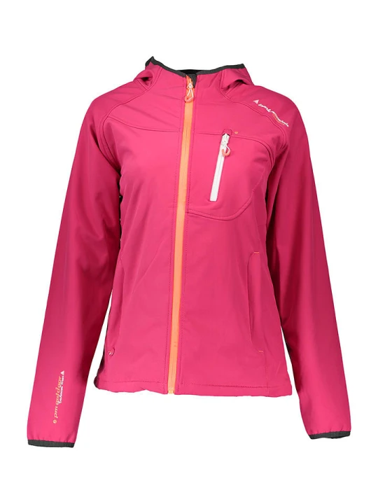 Zdjęcie produktu Peak Mountain Kurtka softshellowa w kolorze różowym rozmiar: M