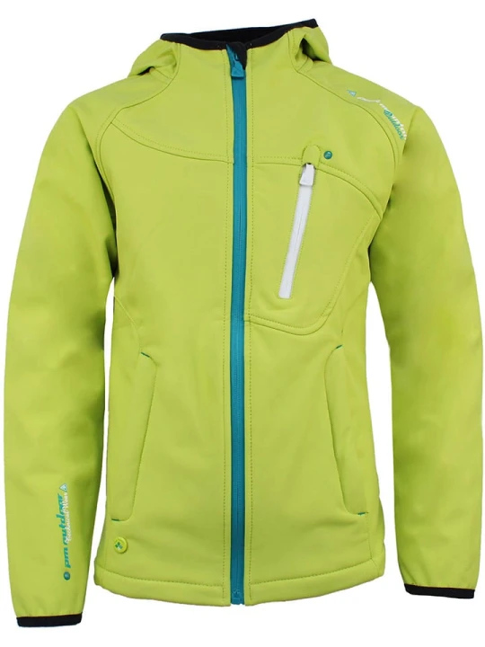 Zdjęcie produktu Peak Mountain Kurtka softshellowa w kolorze żółtym rozmiar: 176