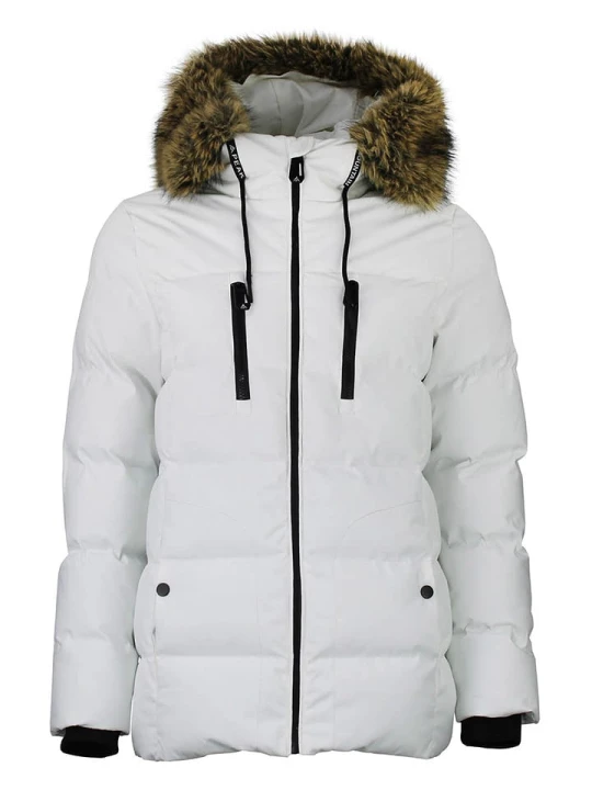 Zdjęcie produktu Peak Mountain Kurtka zimowa "Anory" w kolorze białym rozmiar: L