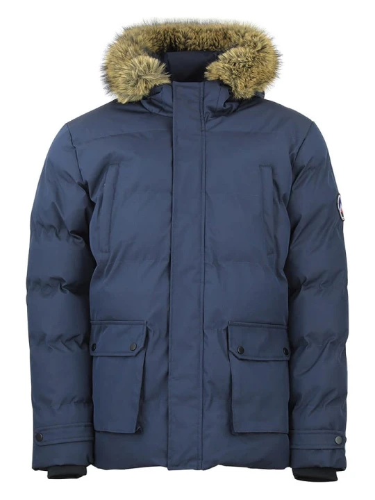 Zdjęcie produktu Peak Mountain Kurtka zimowa "Canabel" w kolorze granatowym rozmiar: XXL